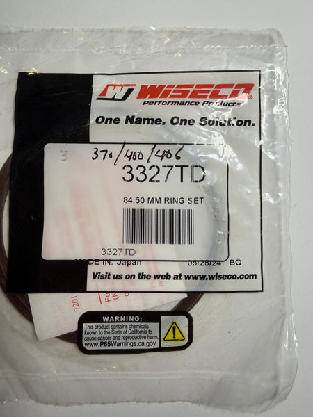 Can Am Piston Rings 370/400/406cc 84.50/85.00 mm and 486 cc Wiseco, 85.50/86.00 mm