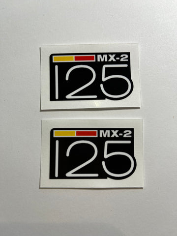 Can-Am,1973-75 MX2 125, Badge Decals, Reproduction