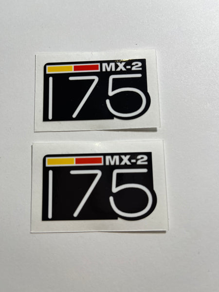 Can-Am,1973-75 MX2 175, Badge Decals, Reproduction