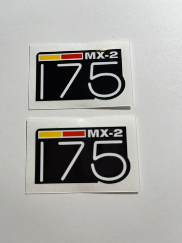 Can-Am,1973-75 MX1 175, Badge Decals, Reproduction