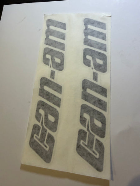 Can Am, 1979 Qualifier, Tank Decals, Scored or Perforated, Reproduction