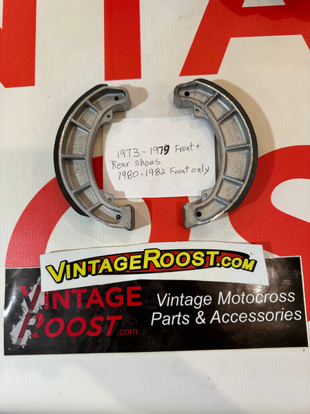 Can Am, Brake Shoes, 1973-79, sold as a pair, Regular Thickness, see below for list, NEW!
