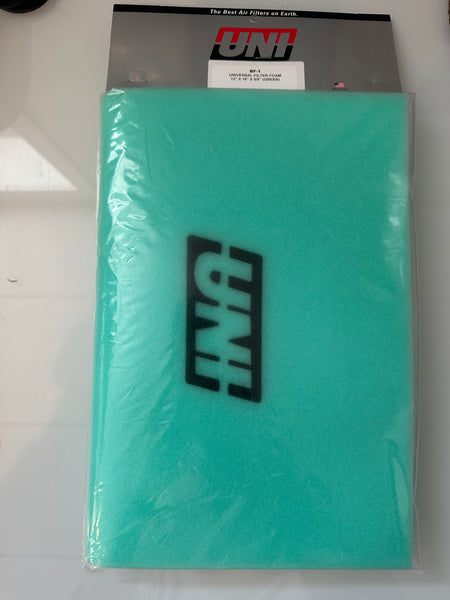 Universal Air Filter Foam, Green foam - NEW!