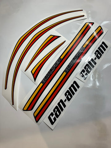 Can-Am, 1977, Qualifier, 125, 175, 250, Decal Kit, Reproduction Can-Am, 1977, Qualifier, 125, 175, 250, Decal Kit, Reproduction
