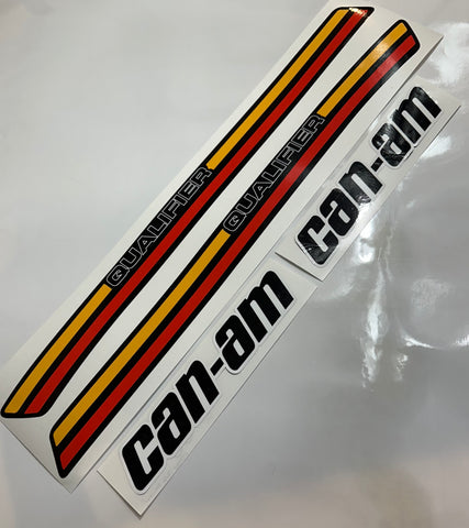 Can-Am, 1977, Qualifier, 125, 175, 250, Tank decals, Reproduction Can-Am, 1977, Qualifier, 125, 175, 250, Tank decals, Reproduction