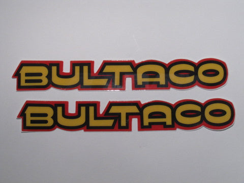 Bultaco, Pursang 360/370, Tank Decals, Reproduction Bultaco, Pursang 360/370, Tank Decals, Reproduction