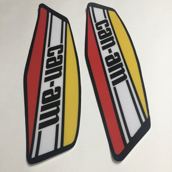 Can Am, 1973-75, MX1/MX2, Tank Decals, No Score/Scored, Reproduction, USE DROP DOWN MENU
