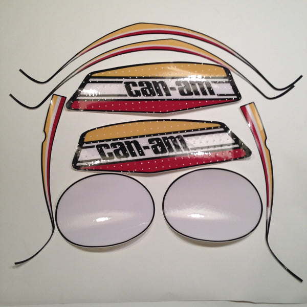 Can-Am, 1973-76,TNT, Decal Kit, Reproduction, w/3styles of tank decals