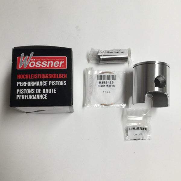 Can Am Piston 125 cc, 54.50 and 55.0 mm Bore Size, 1980 MX6 and 1981-82 Qualifier 4- Wossner Piston for Vintage Rotax 125 cc Engine Dirt Bikes