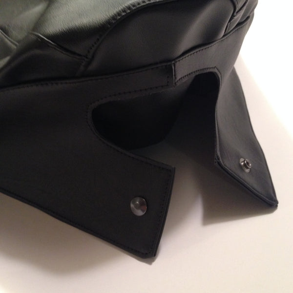 CZ, 1965-Early 1980's, Black Seat Cover, with front snap , Reproduction