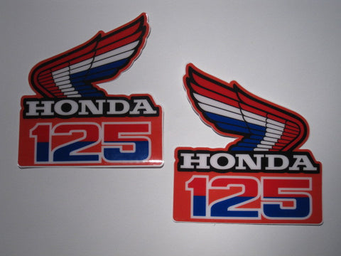 Honda, 1985, CR 125, Rad Decals, Reproduction