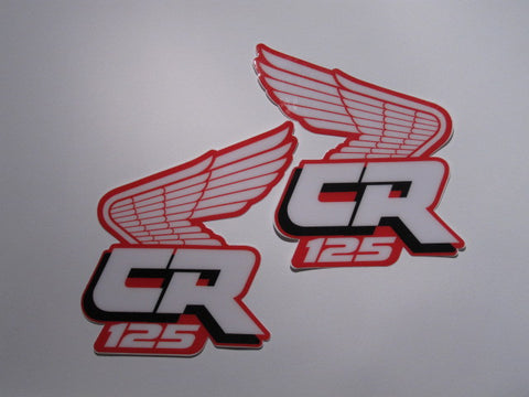 Honda, 1988, CR 125, Rad Decals, Reproduction