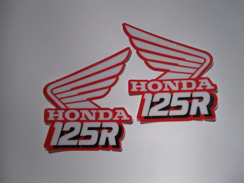 Honda, 1989, CR 125, Rad Decals, Reproduction