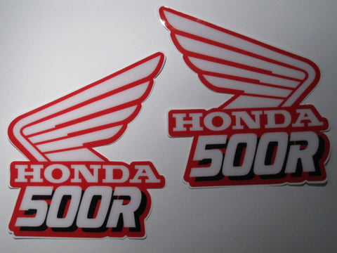 Honda, 1989, CR 500, Rad Decals, Reproduction