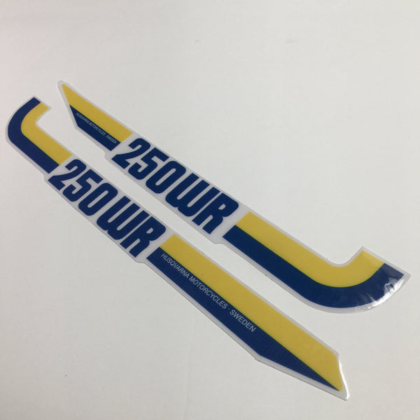 Husqvarna, 1983, 250 WR, Side Panel Decals, Reproduction