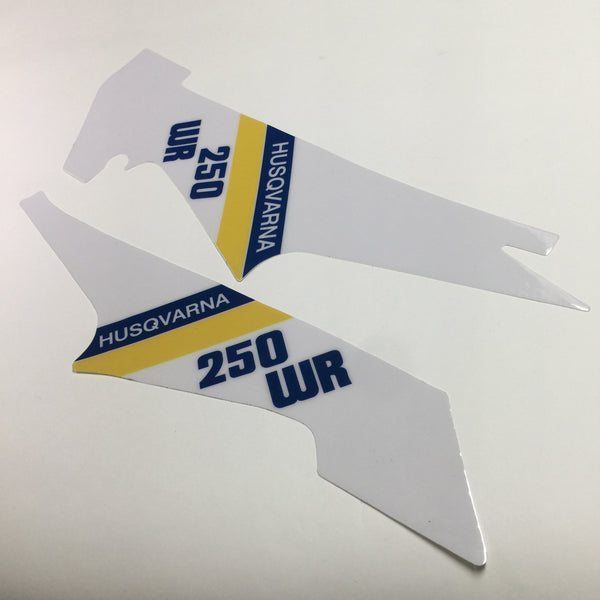 Husqvarna, 1984, 250 WR, Side Panel Decals, Reproduction