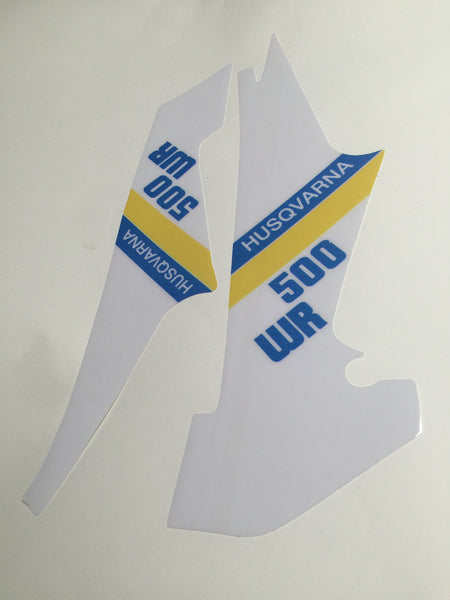 Husqvarna, 1984, 500 WR, Side Panel Decals, Reproduction