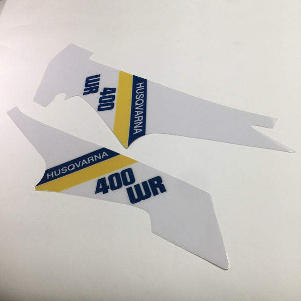 Husqvarna, 1984, 400 WR, Side Panel Decals, Reproduction