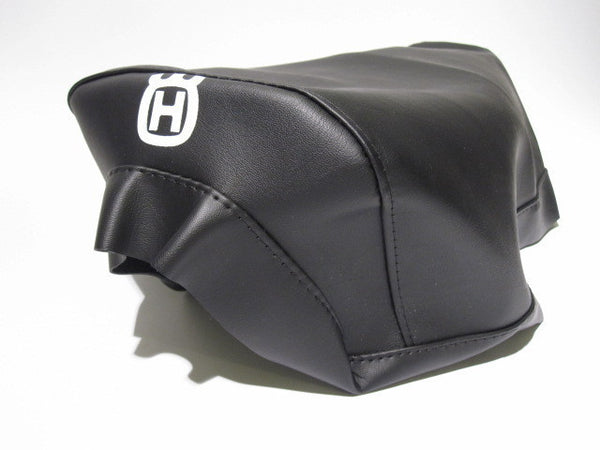 Husqvarna, 1975-79, Silver Seat Base, Seat Cover, Reproduction