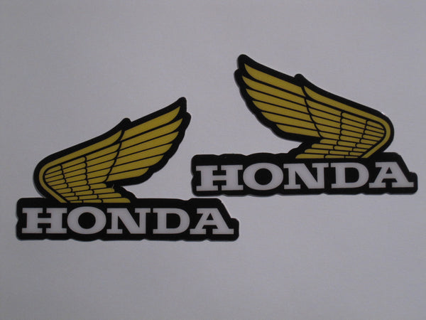 Honda, 1973-75, Wing Tank Decals, Reproduction