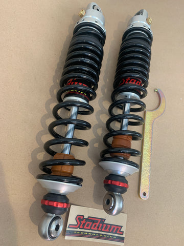 Stadium Shocks, Custom Shocks, 740 TR, made for Can Am 1980 MX6 125 cc Stadium Shocks, Custom Shocks, 740 TR, made for Can Am 1980 MX6 125 cc