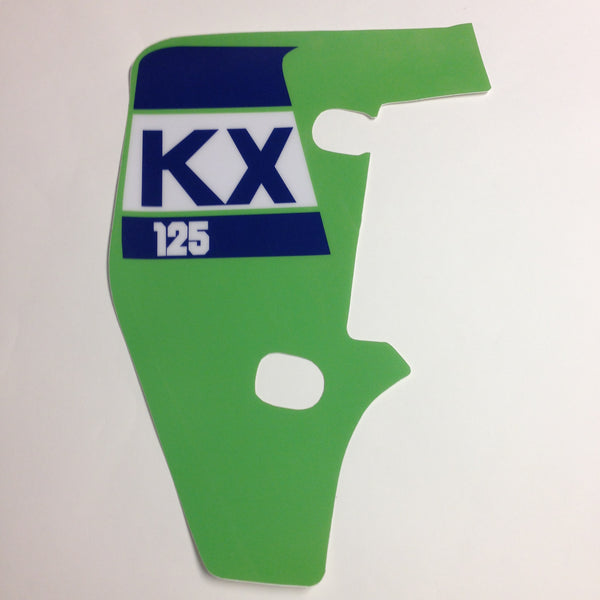 Kawasaki, 1988, KX 125, Rad Decals, Reproduction