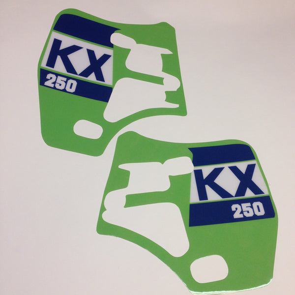 Kawasaki, 1988, KX 250, Rad Decals, Reproduction