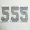 Numbers, Black, Sets of 3, available numbers 0-9, available in 5" or 6" heights