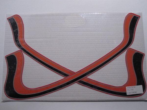 Montesa, 1973-74, Cappra 250, Tank Stripes Decals Reproduction