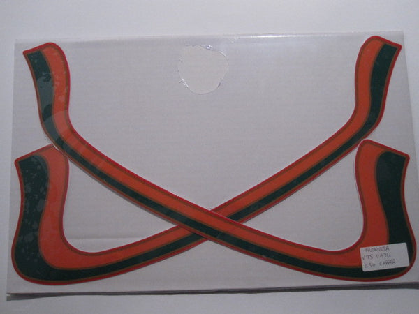 Montesa, 1975-76, Cappra 250, Tank Stripes Decals, Reproduction