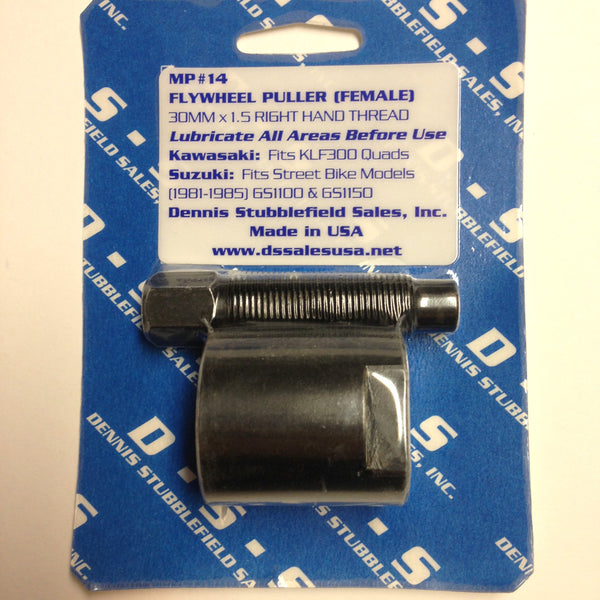 MP#14, 30mm x 1.5 Short, 1" Internal Depth, RH Thread, Flywheel Puller (Female)