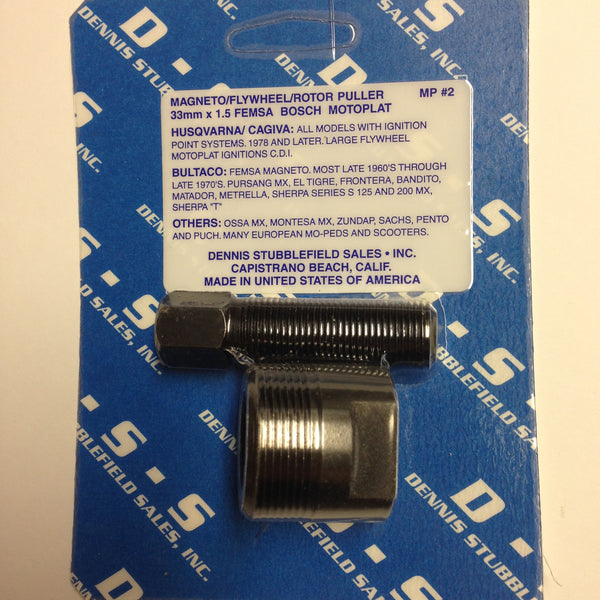 MP#2, 33mm x 1.5, RH Thread, Flywheel Puller (Male)