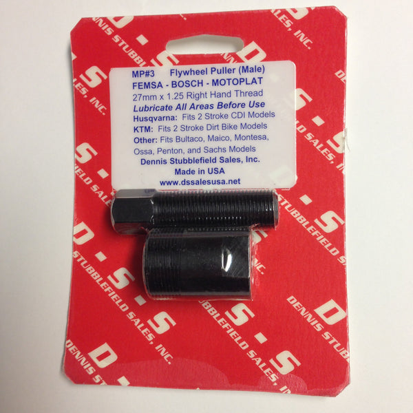 MP#3, 27mm x 1.25, RH Thread, Flywheel Puller (Male)