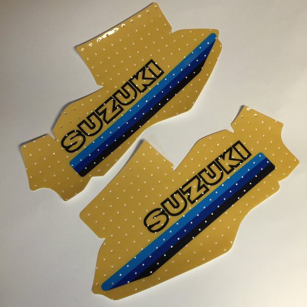 Suzuki, 1981, RM 125, Tank Decals, Reproduction