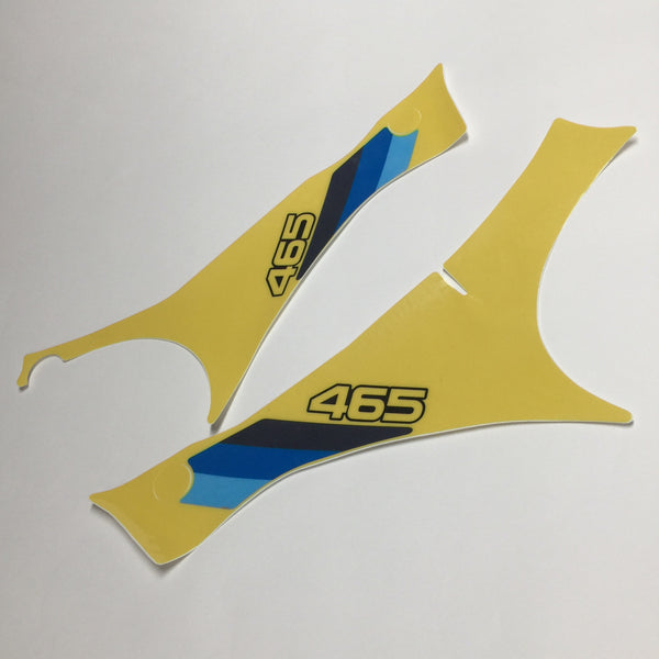 Suzuki, 1982, RM 465, Side Panel Decals, Reproduction