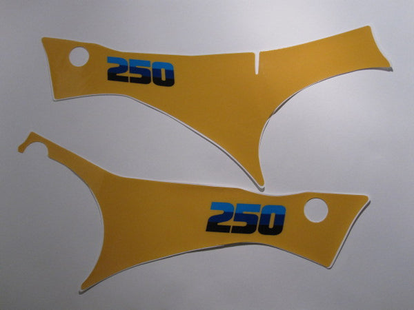 Suzuki, 1983, RM 250, Side Panel Decals, Reproduction