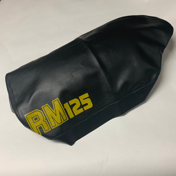 Suzuki, 1984-85, RM 125, Black Seat Cover