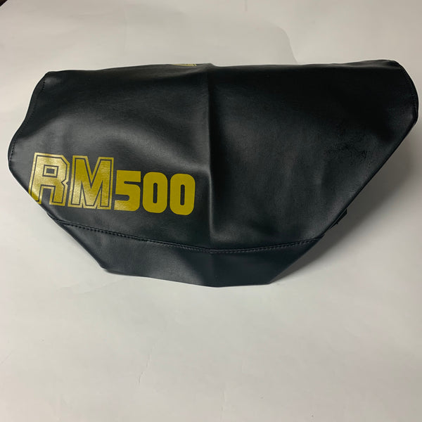 Suzuki, 1984-85, RM 500, Black Seat Cover