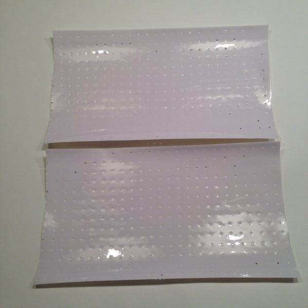 White, Perforated Tank Decals, Universal Self-Cut Sheets, Reproduction