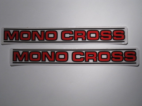 Yamaha, 1983-86, Mono-X Swing Arm Decals, Reproduction