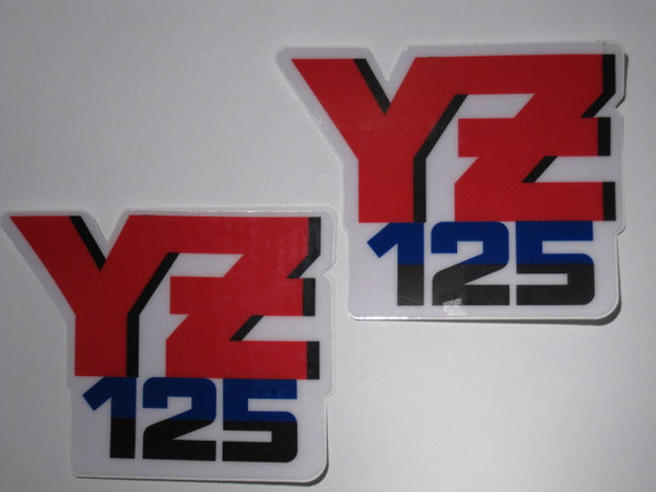 Yamaha, 1987, YZ 125, Rad Decals, Reproduction