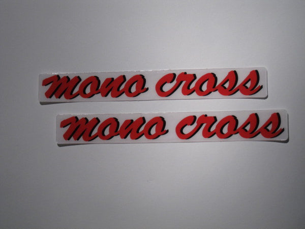 Yamaha, 1987-88, Mono-X Swing Arm Decals, Reproduction