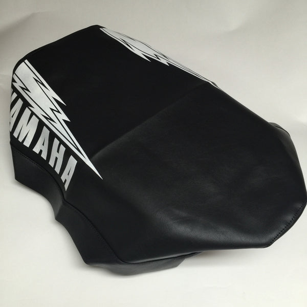 Yamaha, 1980-81, YZ 100/125, Seat Cover, with Hannah Lightning Bolt