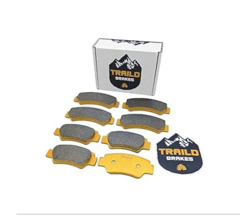 CF Moto, 2020-2026, Ceramic Brake Pad Set, Front and Rear