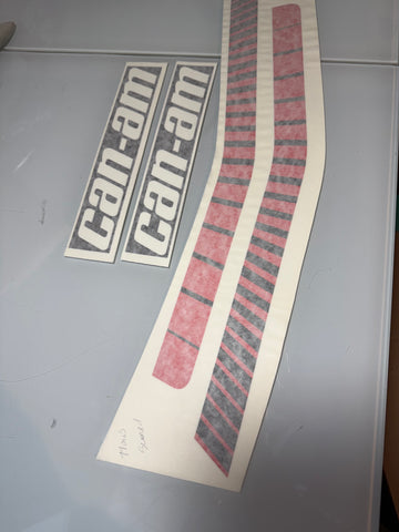 Can Am, 1977, MX3,  Tank Decals, Scored and NO Score, Reproduction