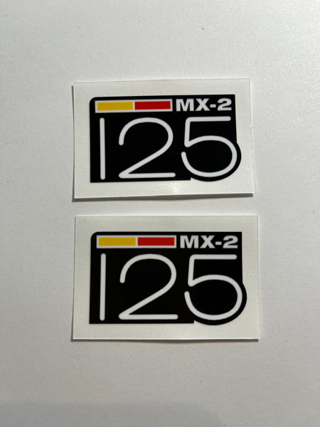 Can-Am,1973-75 MX2 125, Badge Decals, Reproduction