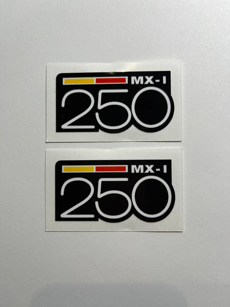 Can-Am,1973-75 MX1 250, Badge Decals, Reproduction
