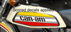 Can-Am, 1973-76 TNT, Tank Decals, Scored, Reproduction