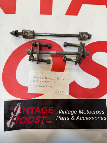 Can Am, Engine Mounting Bolts and Spacers, for 8 mm holes, Used Parts