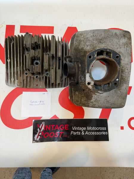 Can Am, 1982 Qual IV 250, Cylinder and Head, 72. mm stock bore, Used Parts